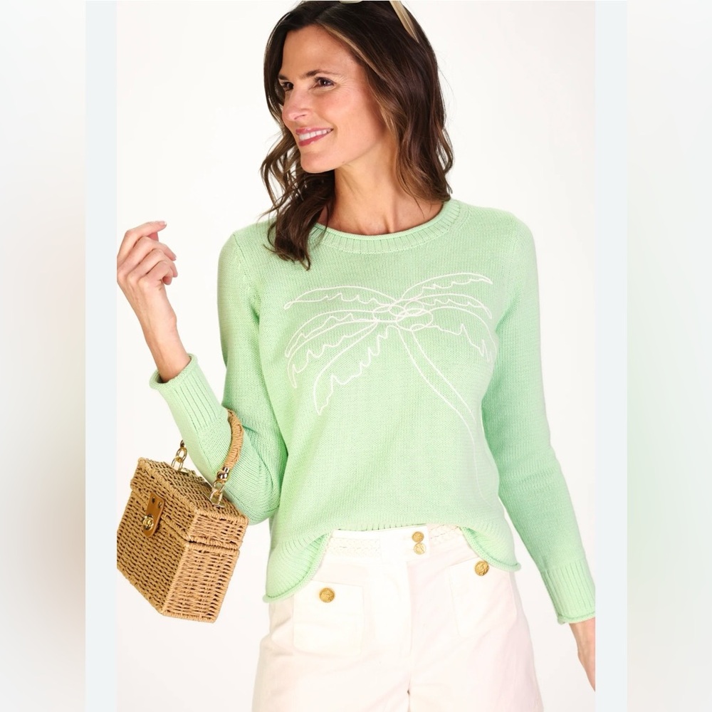 Duffield Lane NWT Palm Sweater